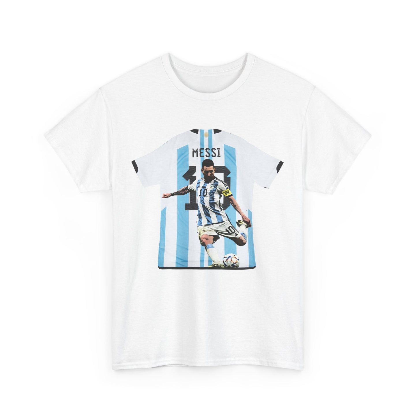 Soccer Legend Unisex Tee - Leonel Messi Jersey Design