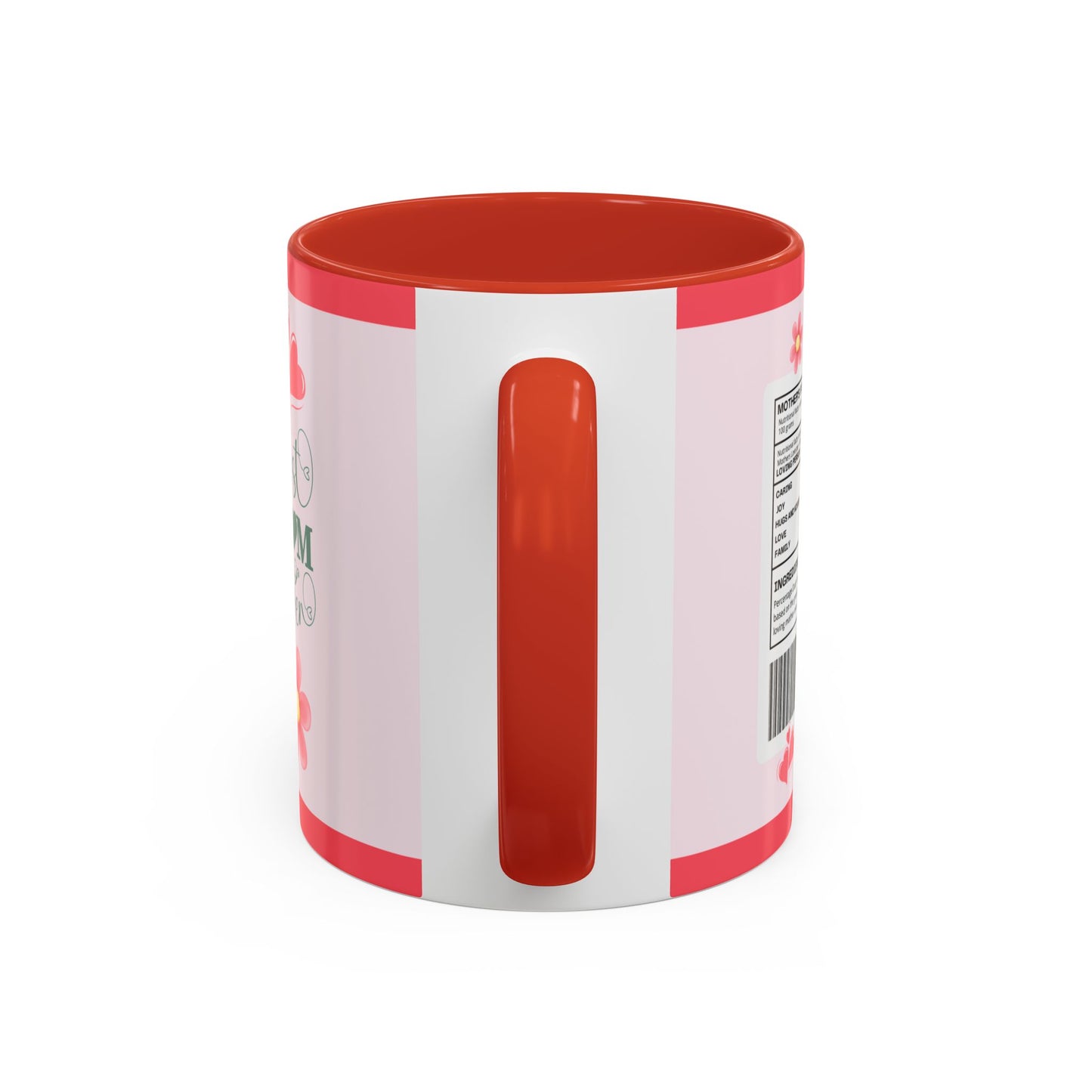 Mother's Day Coffee Mug - Floral Gift Cup, Personalized Mug for Mom, 11oz Ceramic Tea Cup, Best Mom Ever, Mom Appreciation Gift, I Love