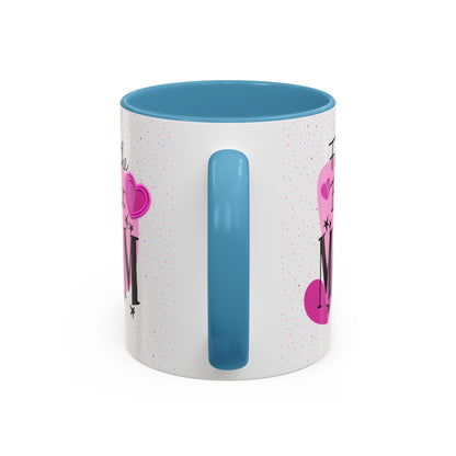 Best Mom Accent Mug - Mother's Day Gift, Birthday Present, Coffee Lover, Cute Coffee Cup, Appreciation Gift