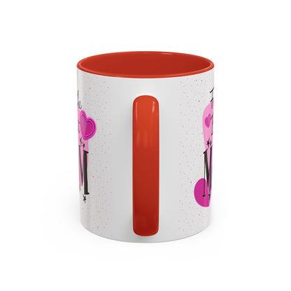 Best Mom Accent Mug - Mother's Day Gift, Birthday Present, Coffee Lover, Cute Coffee Cup, Appreciation Gift