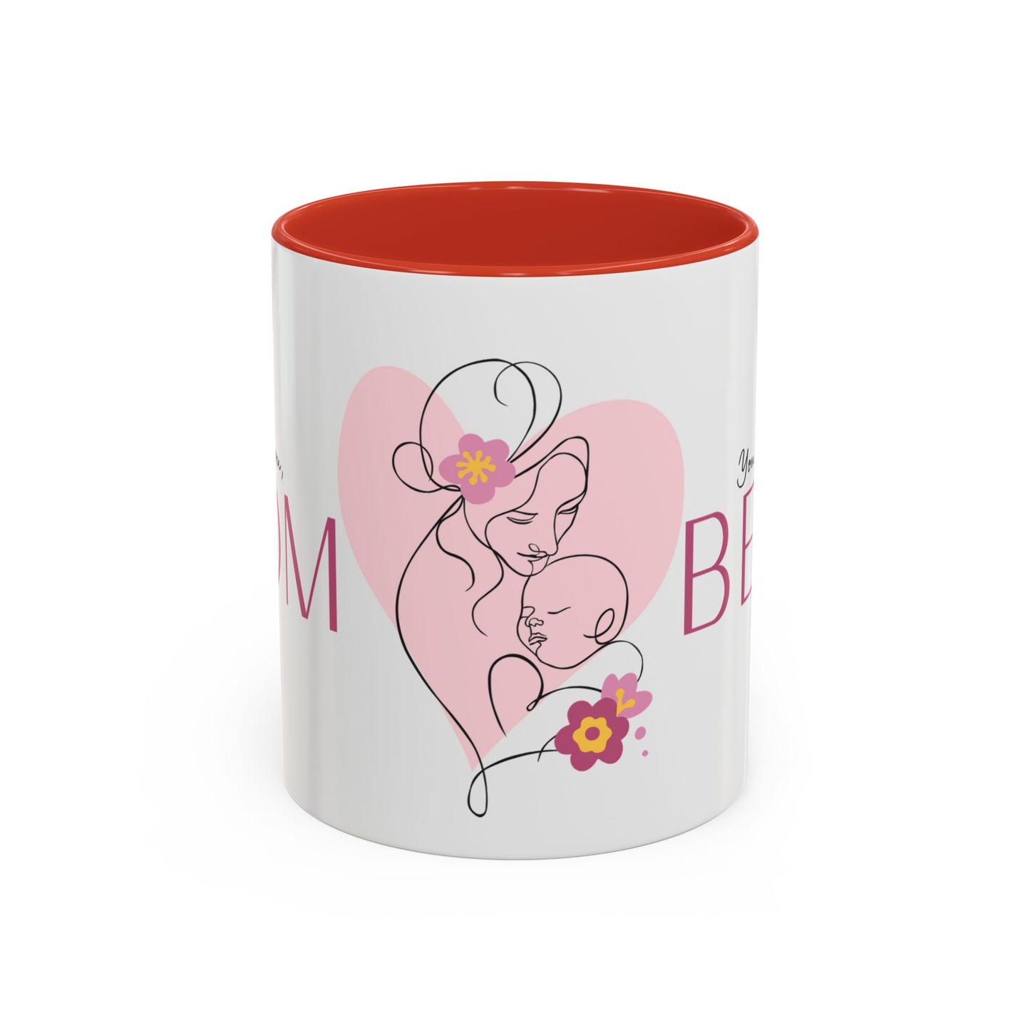 Mom & Baby Love Coffee Mug, Mother's Day Gift, Cute Cup, Heartwarming Family Mug, Perfect for Any Occasion, Parent-Child Love Mug, Coffee