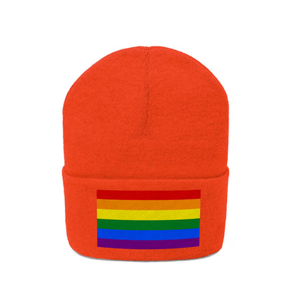 Knit Pride Flag Beanie