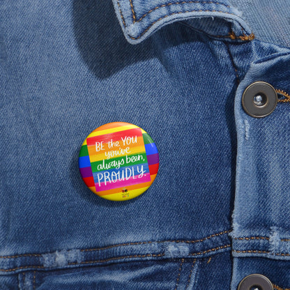 Pride Flag Pin Buttons