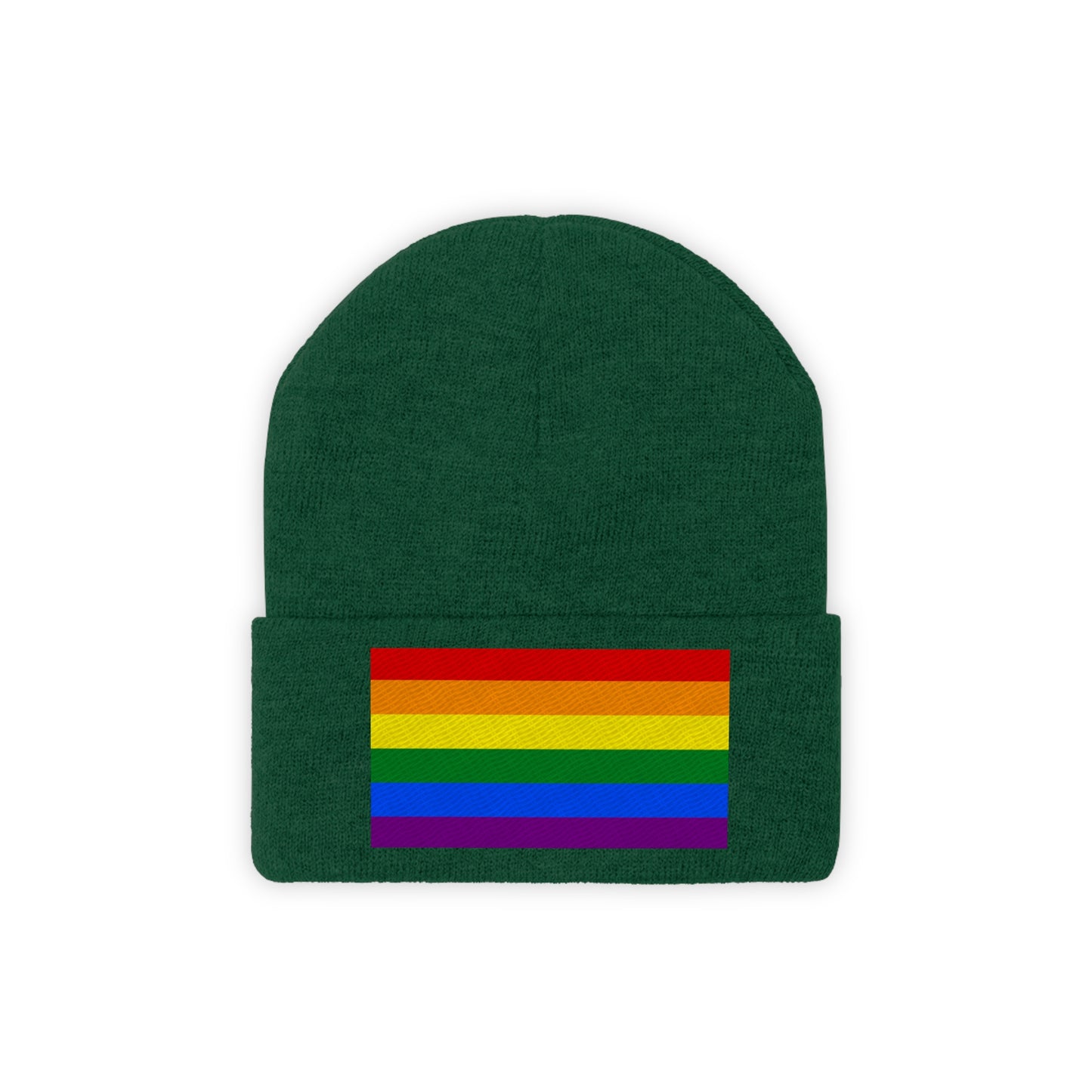 Knit Pride Flag Beanie