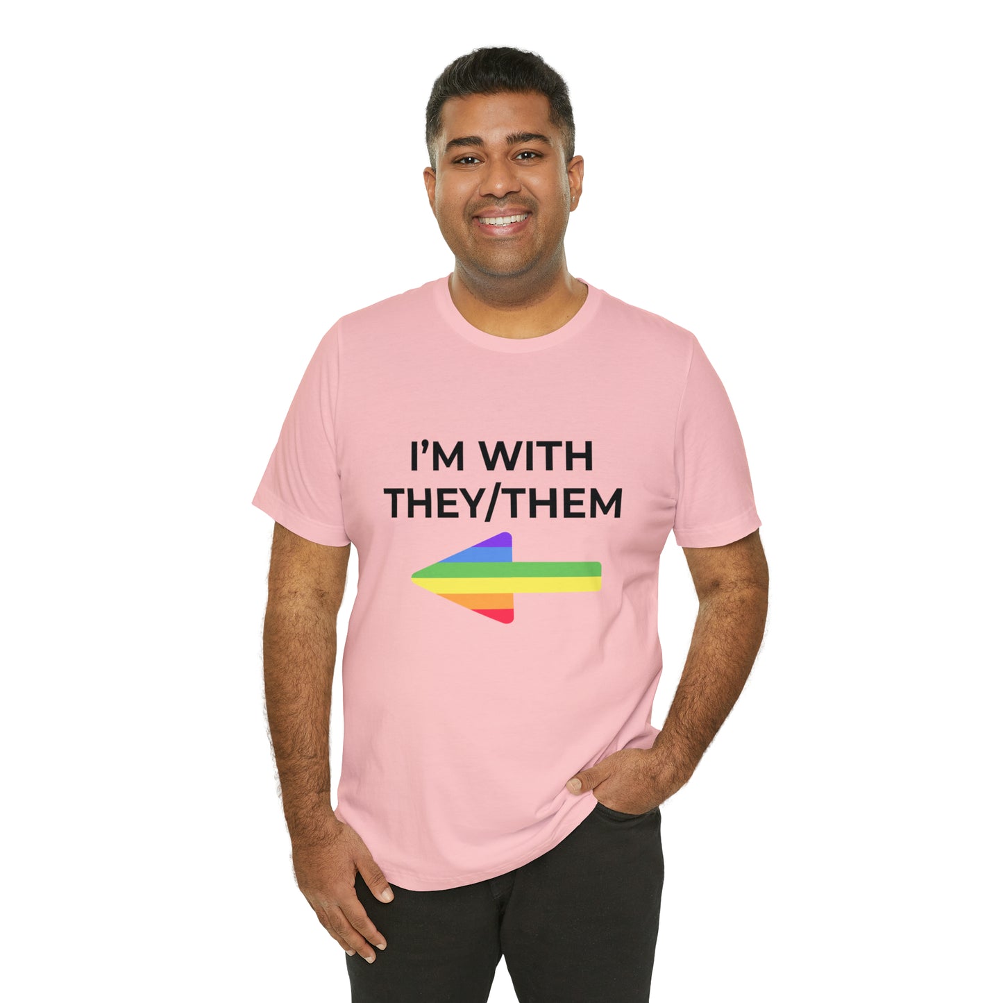 I'm With They/Them Right Arrow - Tee