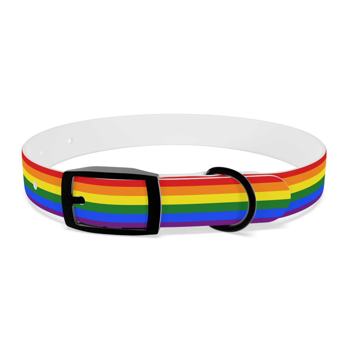 Pride Flag Dog Collar