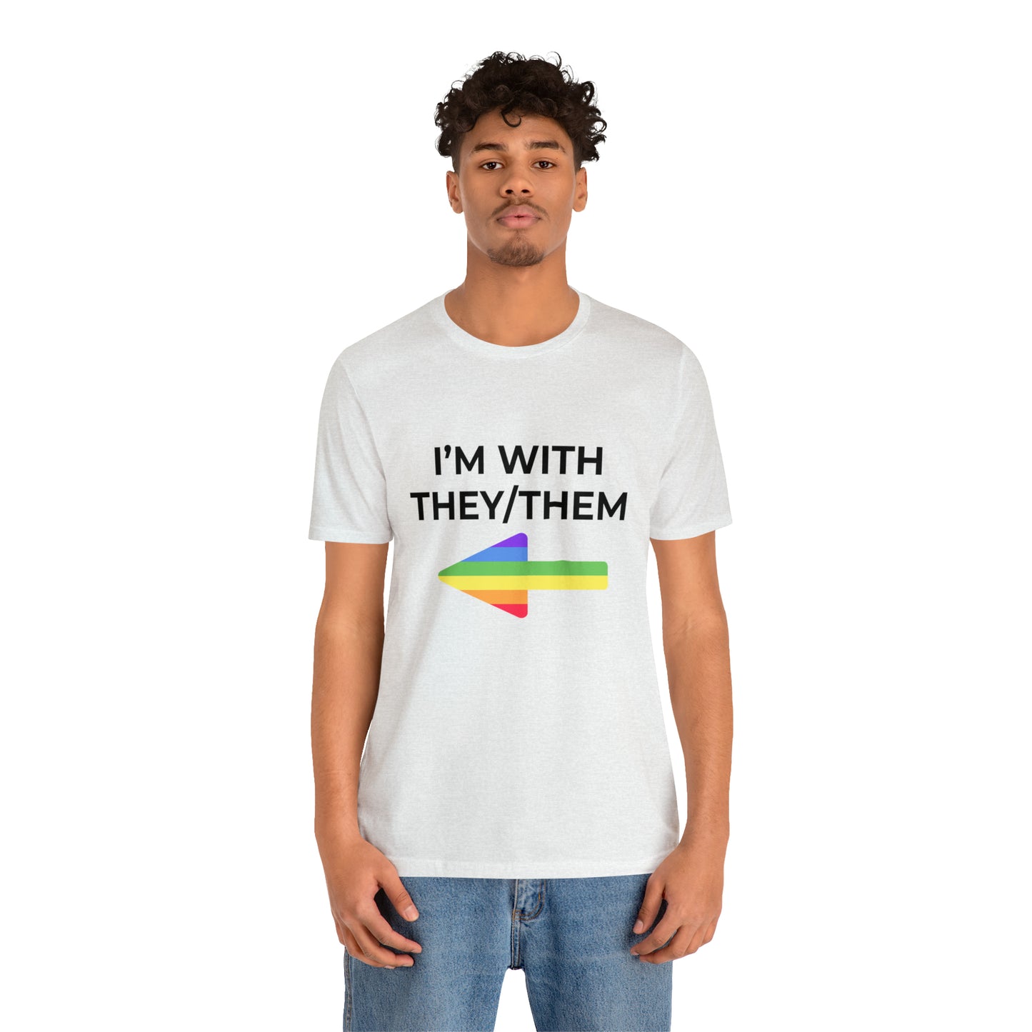 I'm With They/Them Right Arrow - Tee