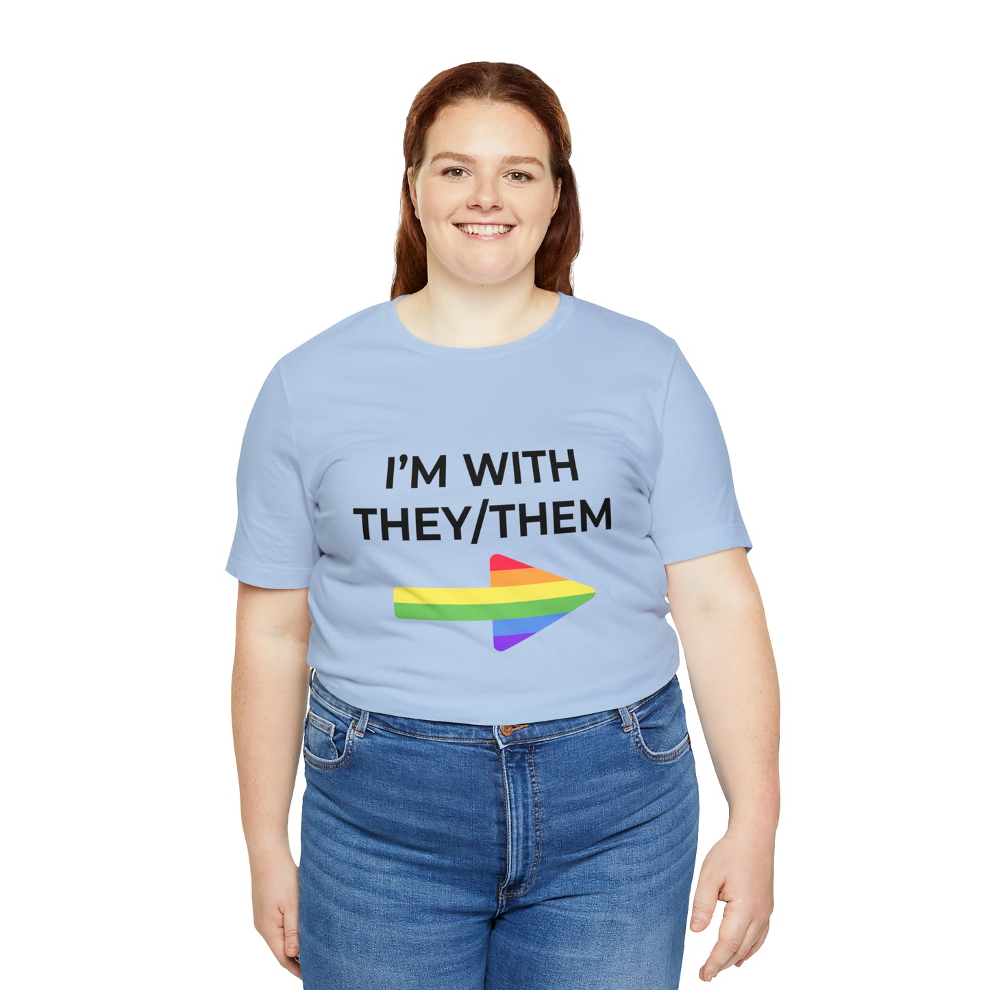 I'm With They/Them Left Arrow - Tee
