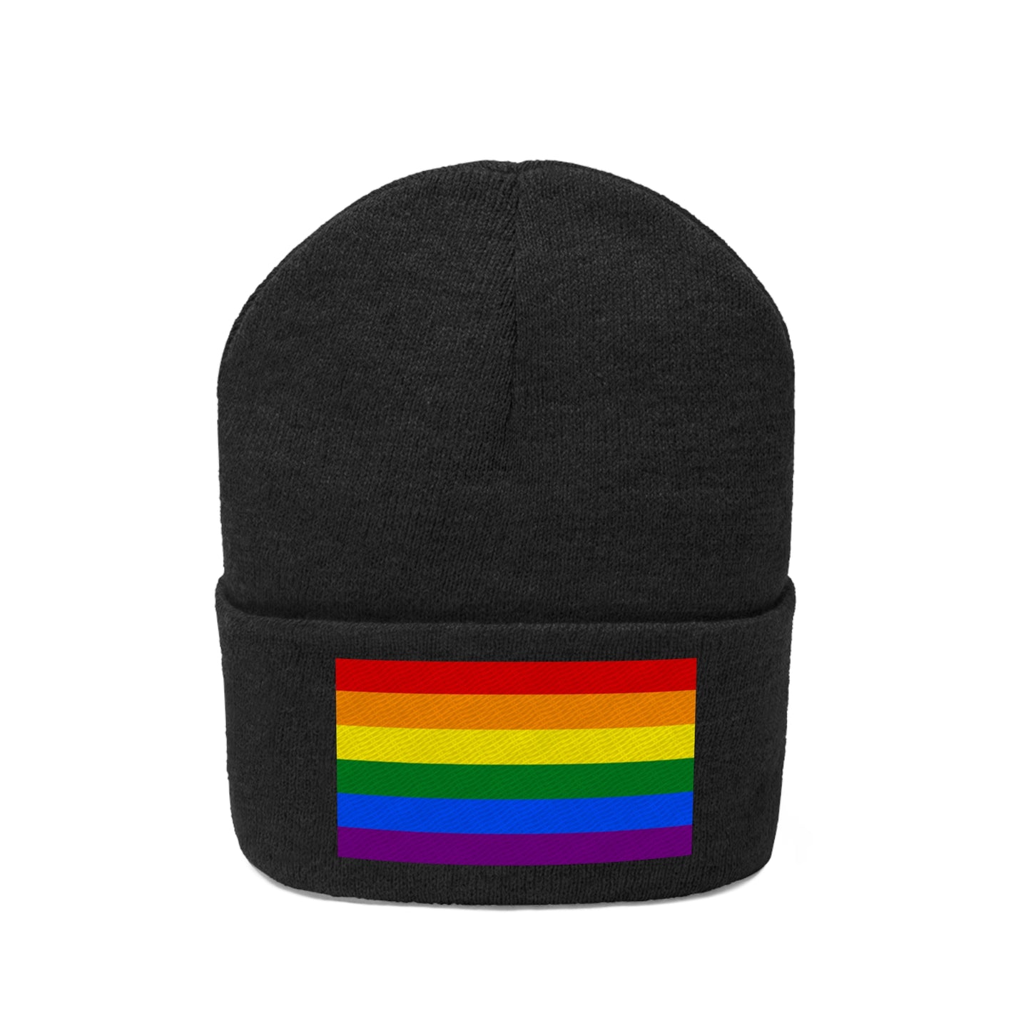 Knit Pride Flag Beanie