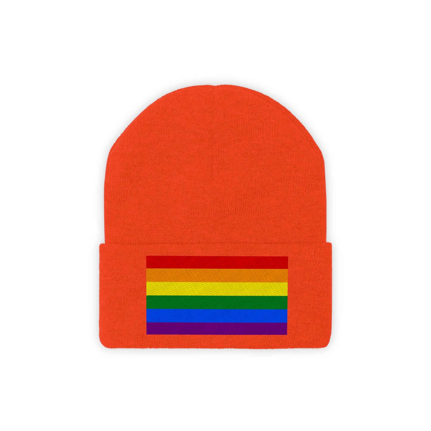 Knit Pride Flag Beanie