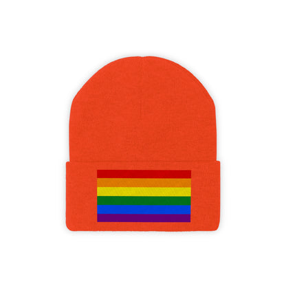 Knit Pride Flag Beanie