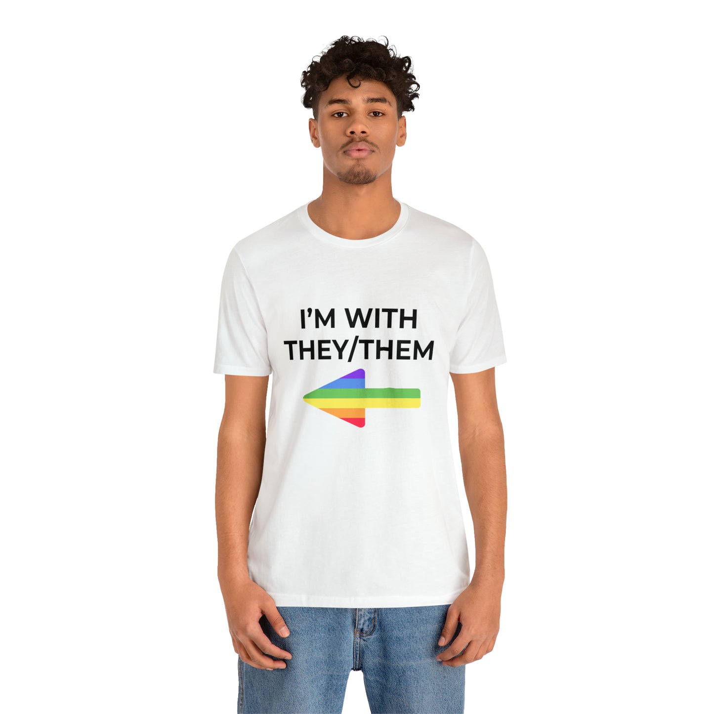 I'm With They/Them Right Arrow - Tee
