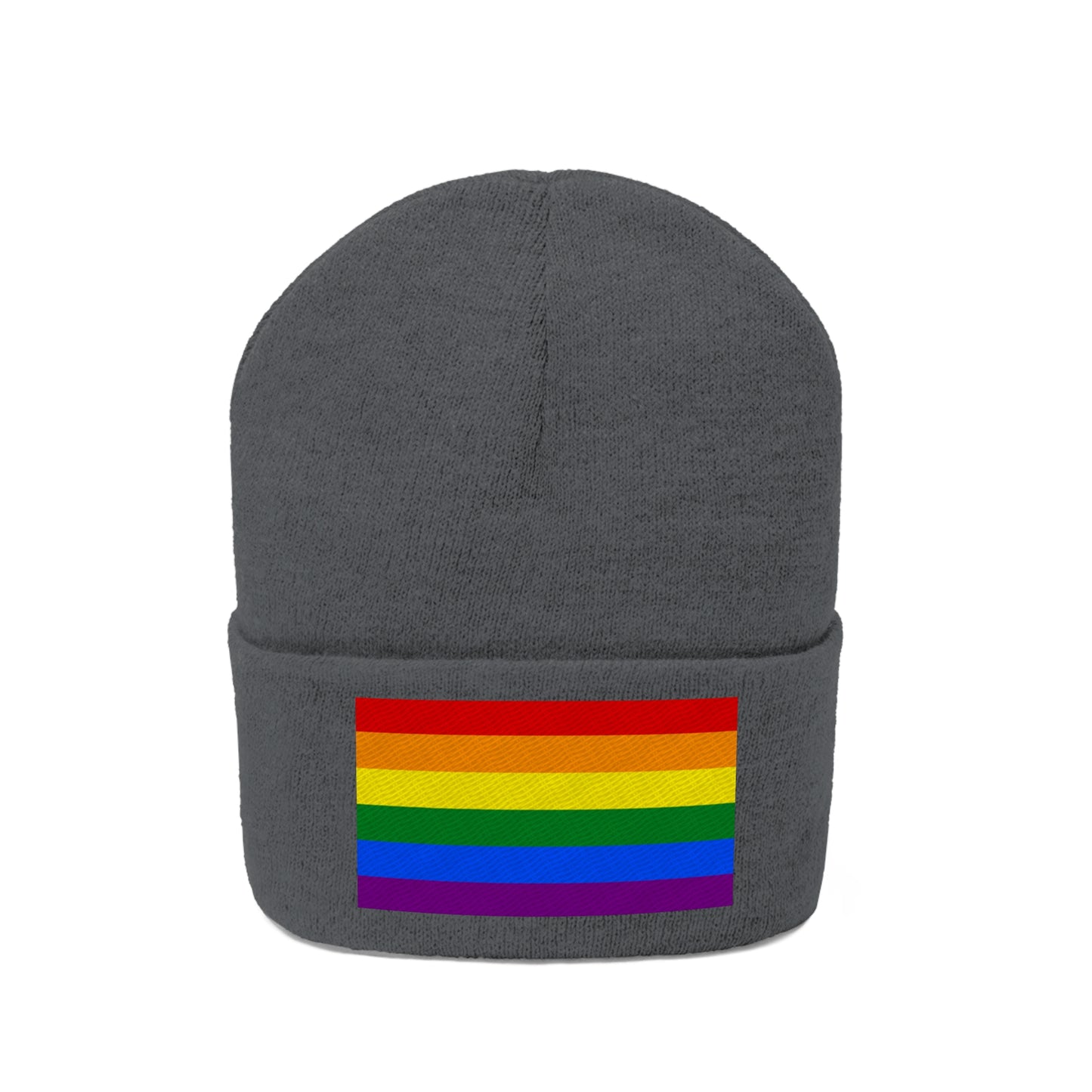 Knit Pride Flag Beanie