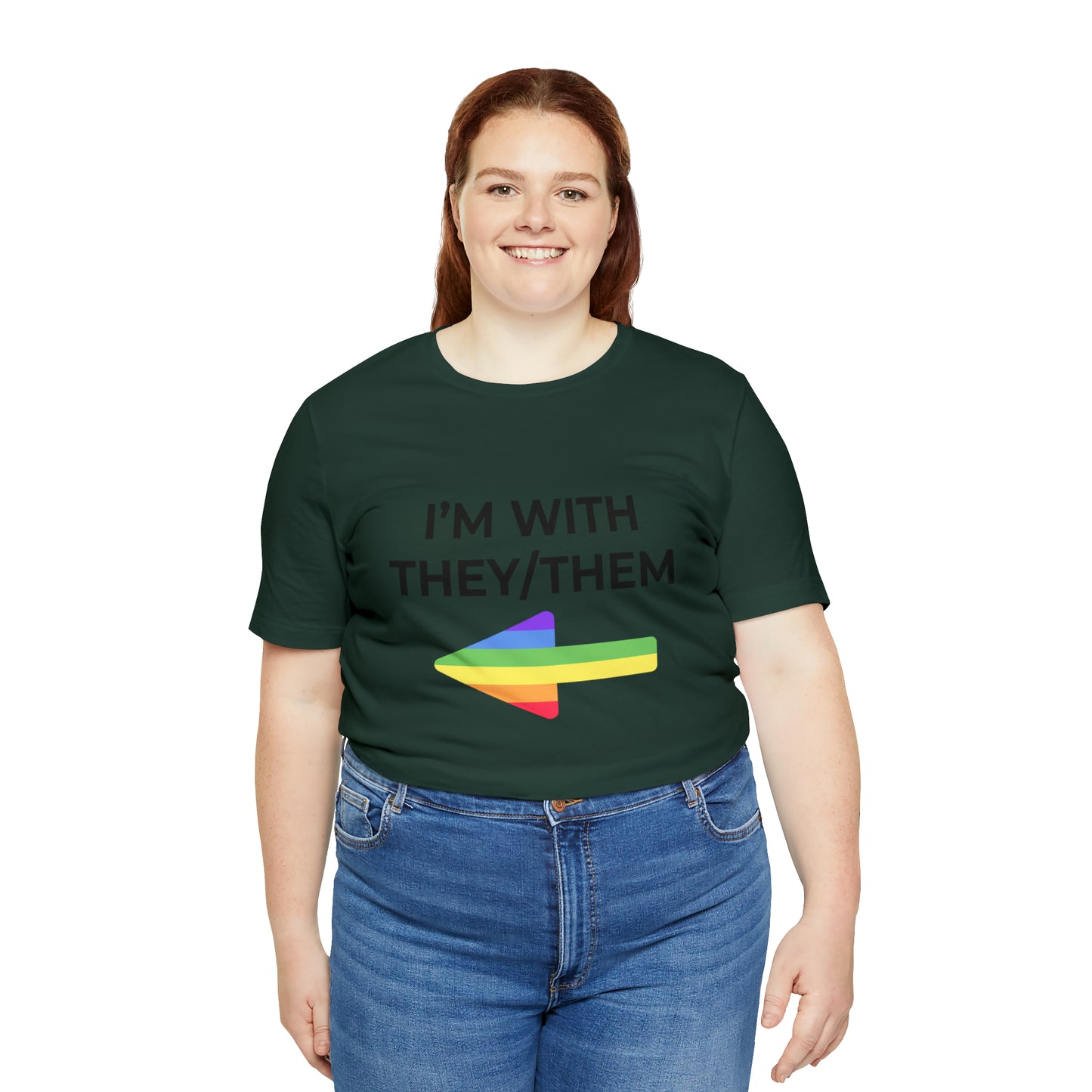 I'm With They/Them Right Arrow - Tee