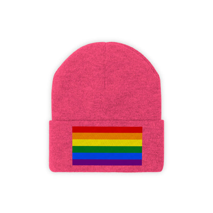 Knit Pride Flag Beanie