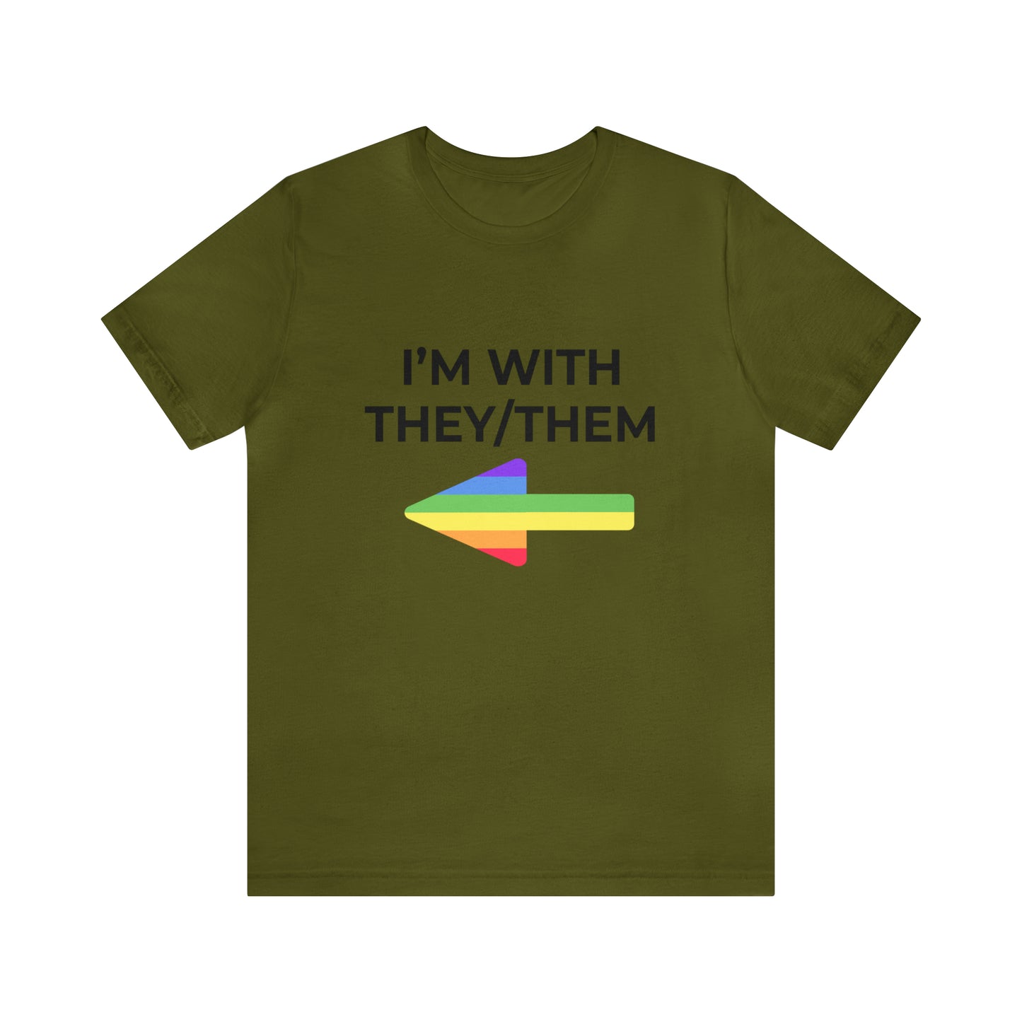 I'm With They/Them Right Arrow - Tee