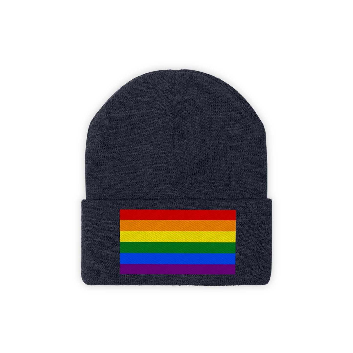 Knit Pride Flag Beanie