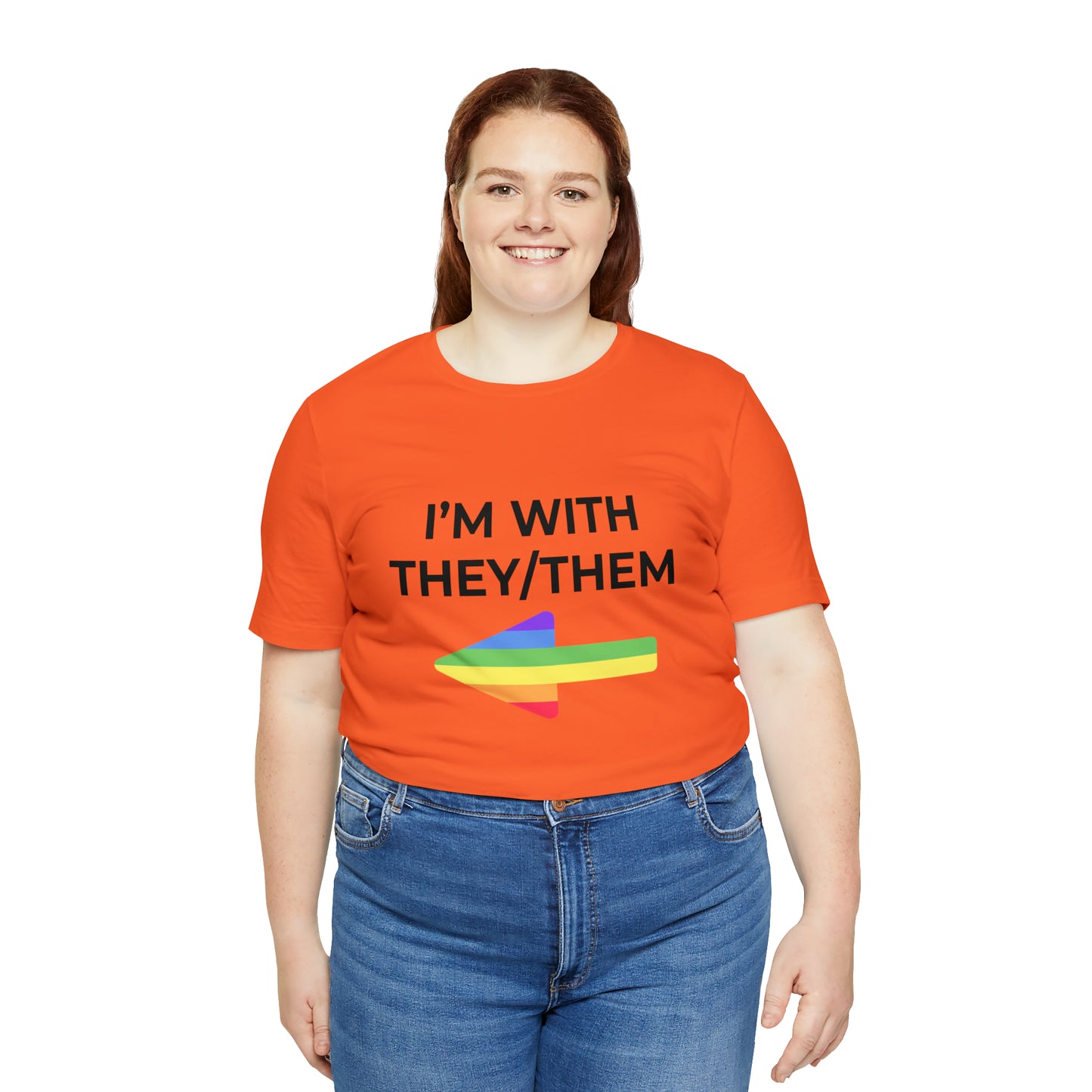 I'm With They/Them Right Arrow - Tee