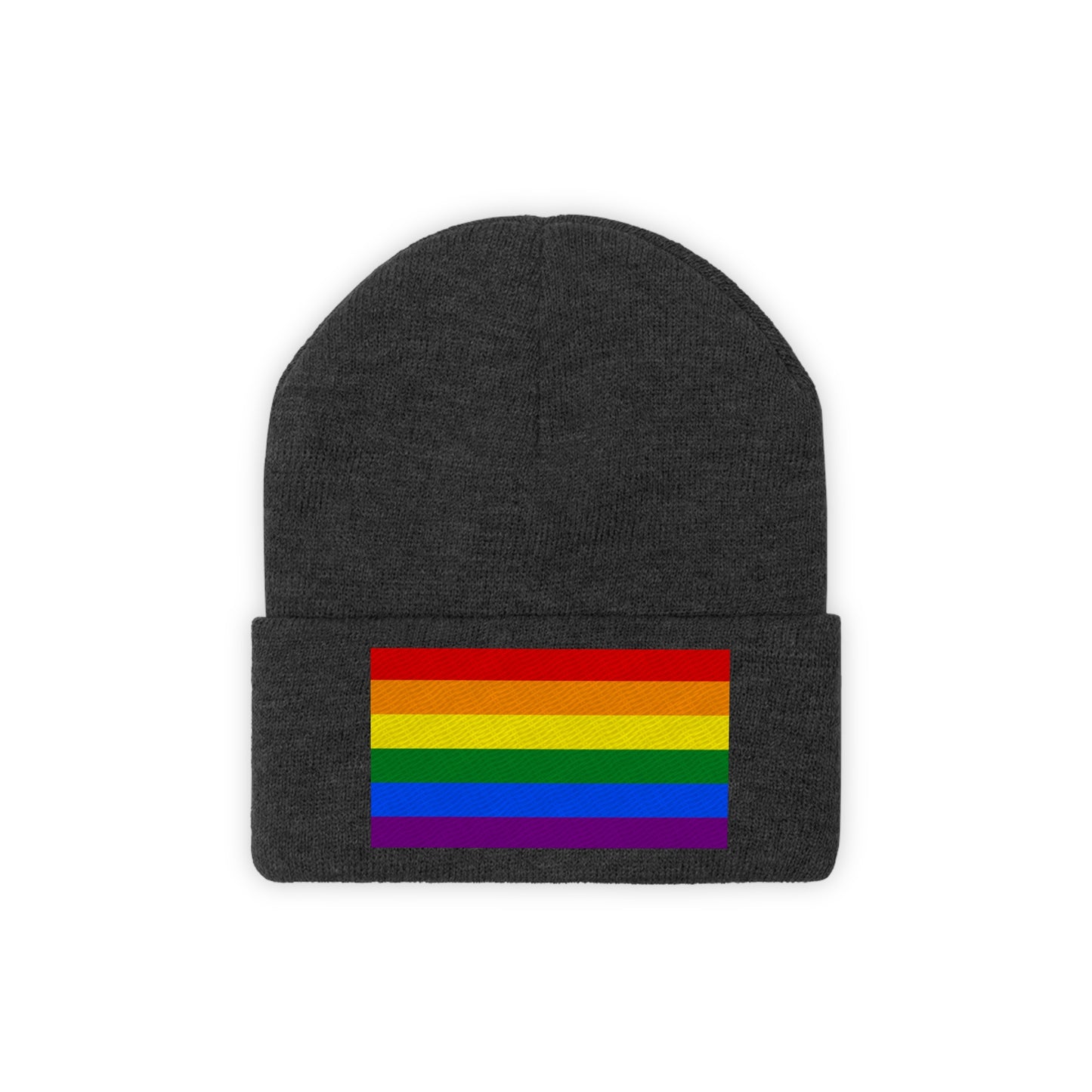 Knit Pride Flag Beanie
