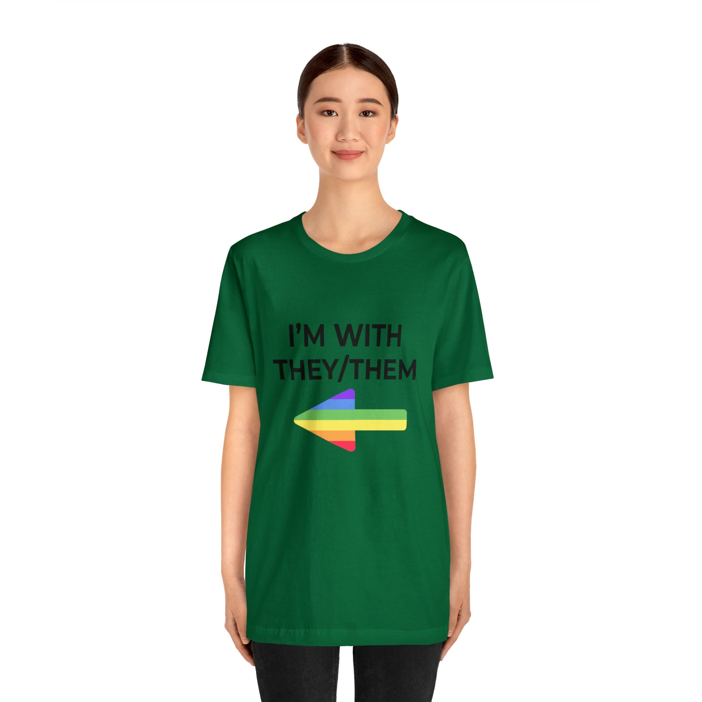 I'm With They/Them Right Arrow - Tee
