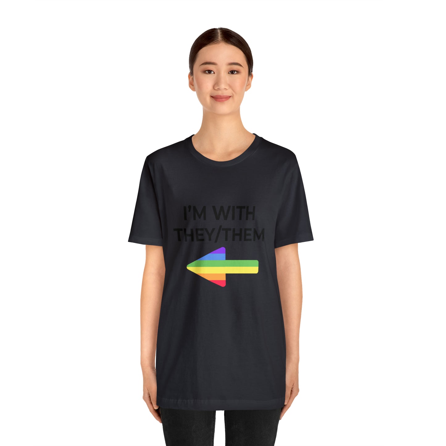 I'm With They/Them Right Arrow - Tee
