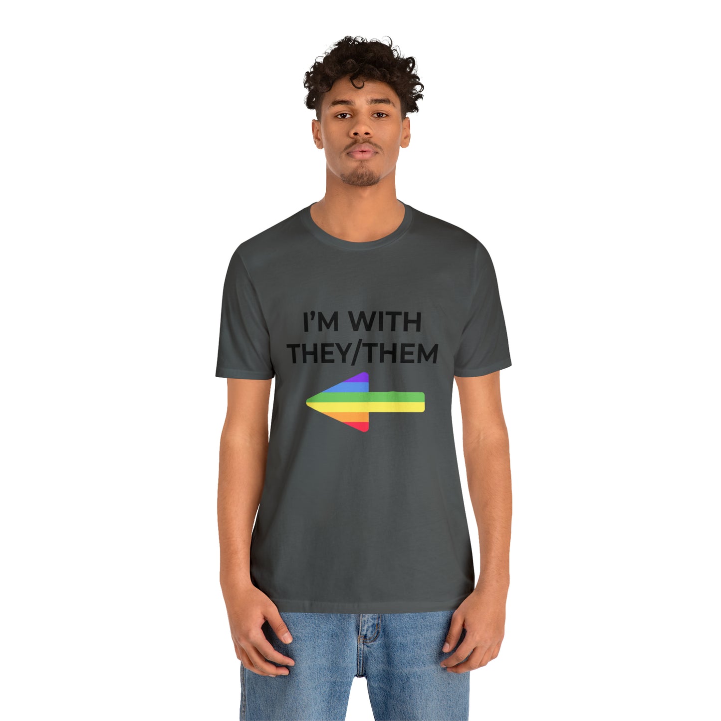 I'm With They/Them Right Arrow - Tee