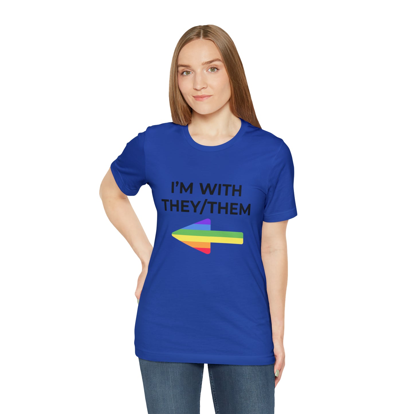 I'm With They/Them Right Arrow - Tee