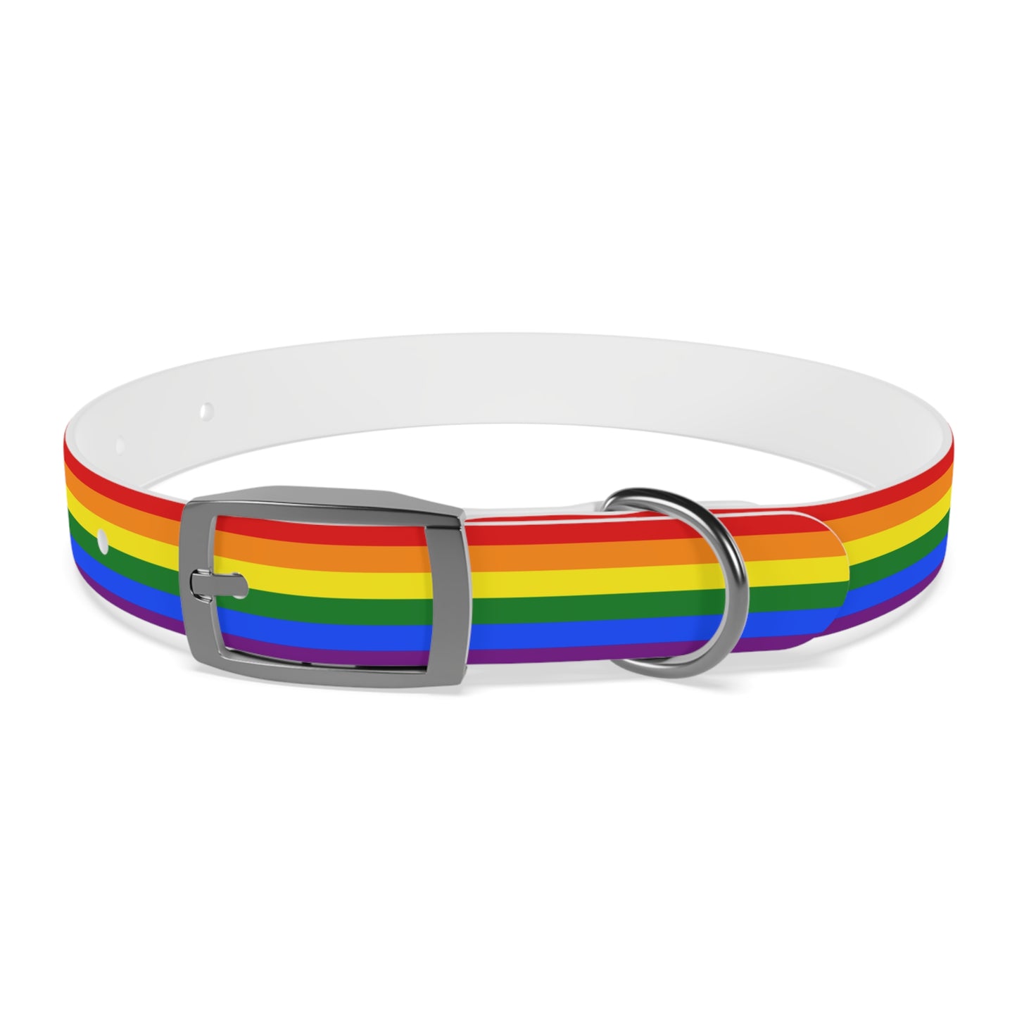 Pride Flag Dog Collar