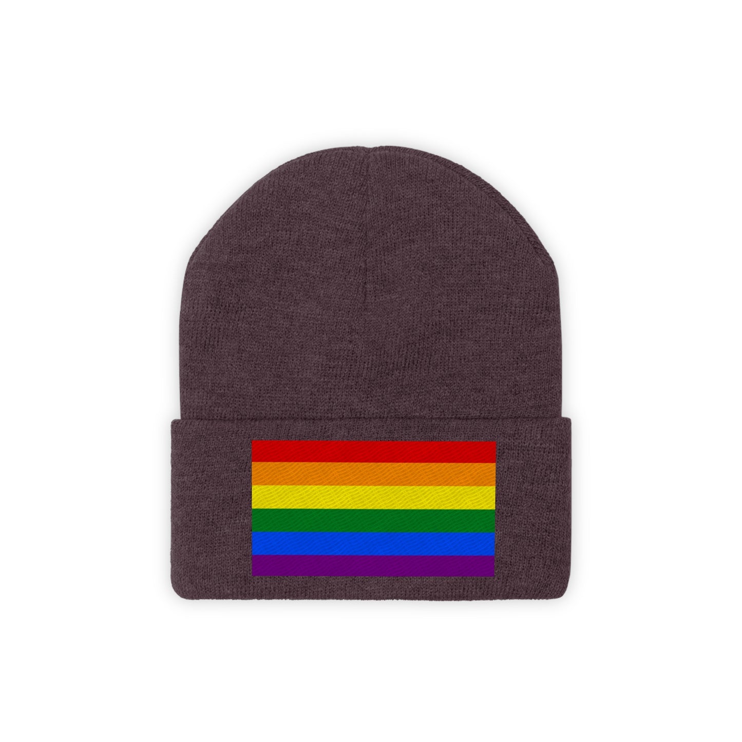 Knit Pride Flag Beanie