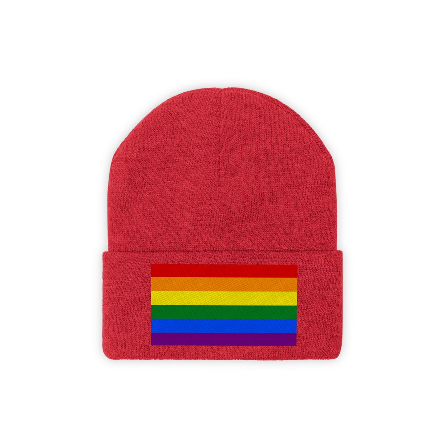 Knit Pride Flag Beanie