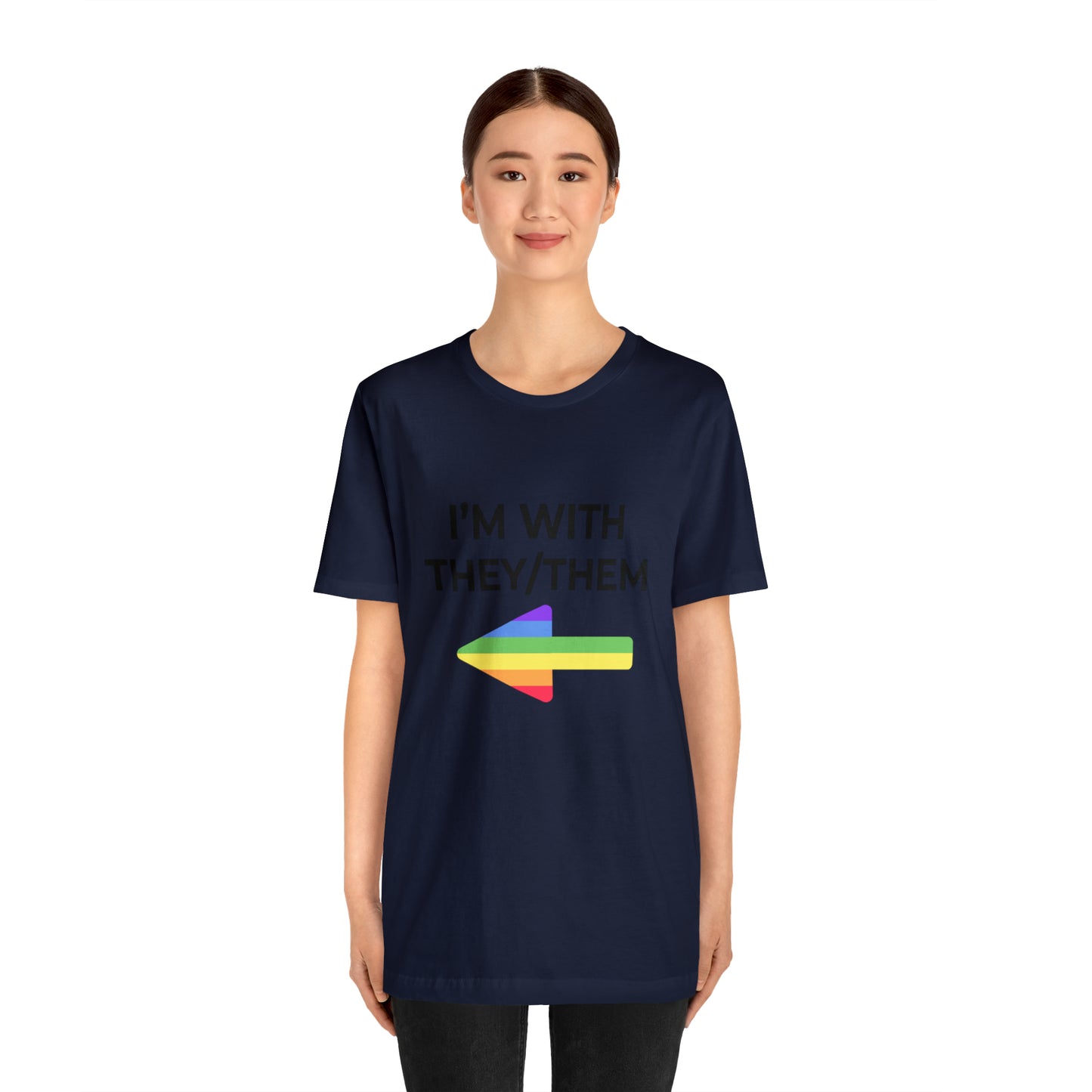 I'm With They/Them Right Arrow - Tee