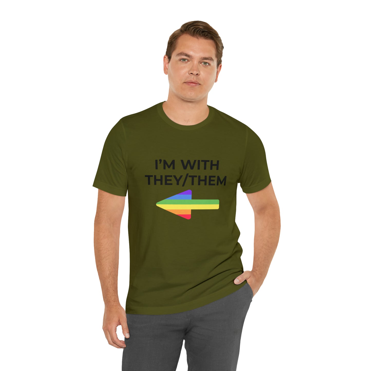 I'm With They/Them Right Arrow - Tee