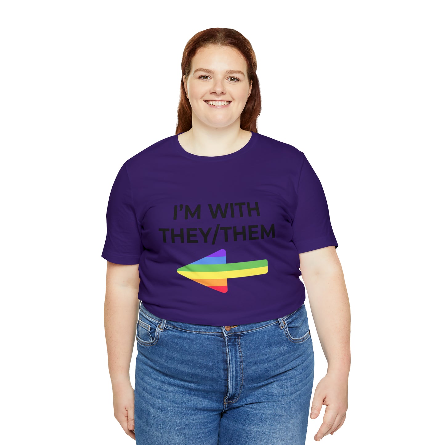 I'm With They/Them Right Arrow - Tee
