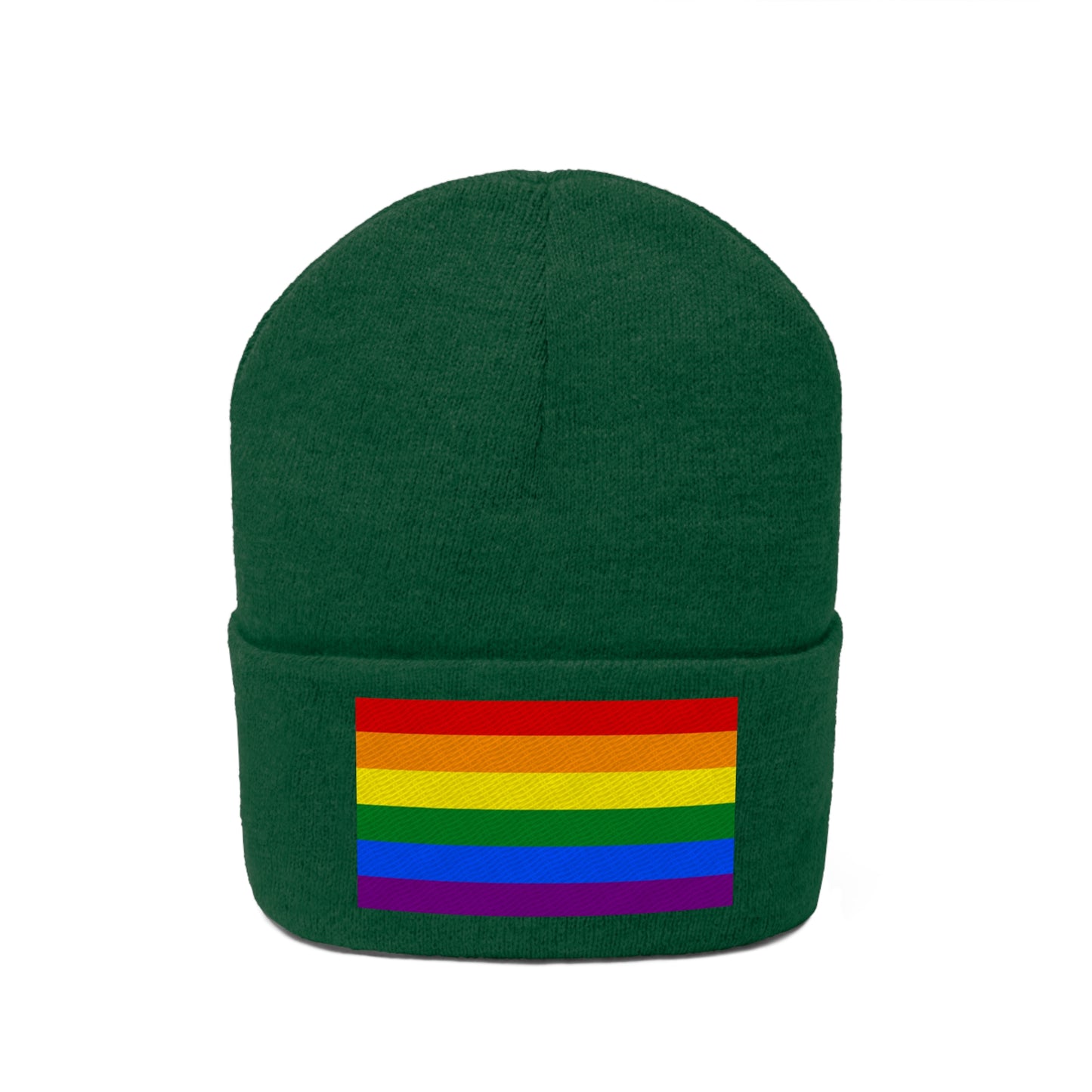 Knit Pride Flag Beanie