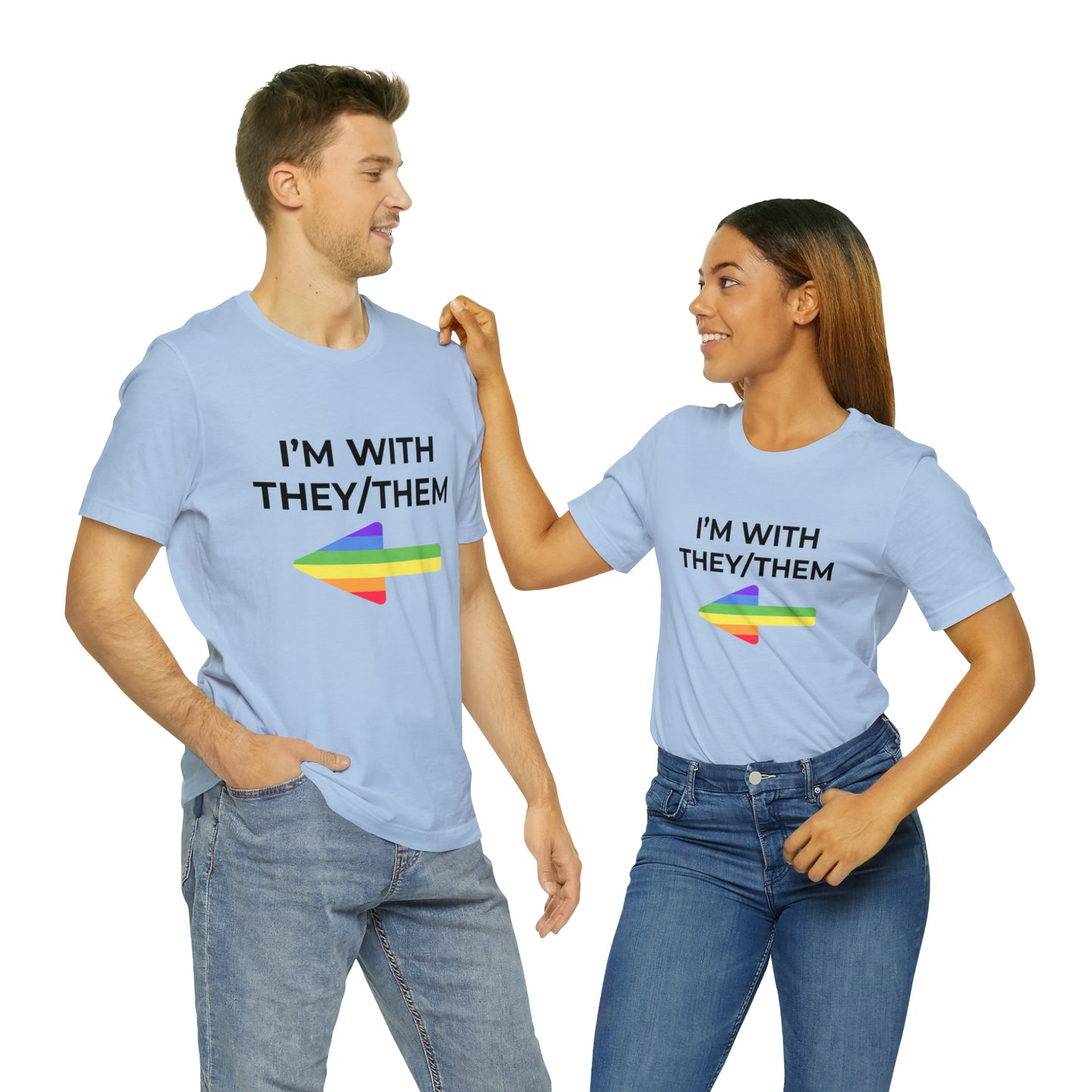I'm With They/Them Right Arrow - Tee