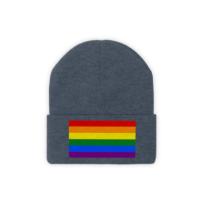 Knit Pride Flag Beanie