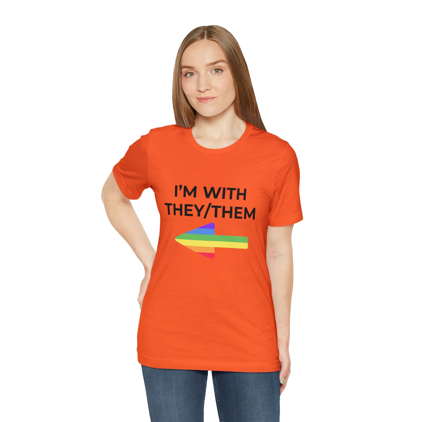 I'm With They/Them Right Arrow - Tee