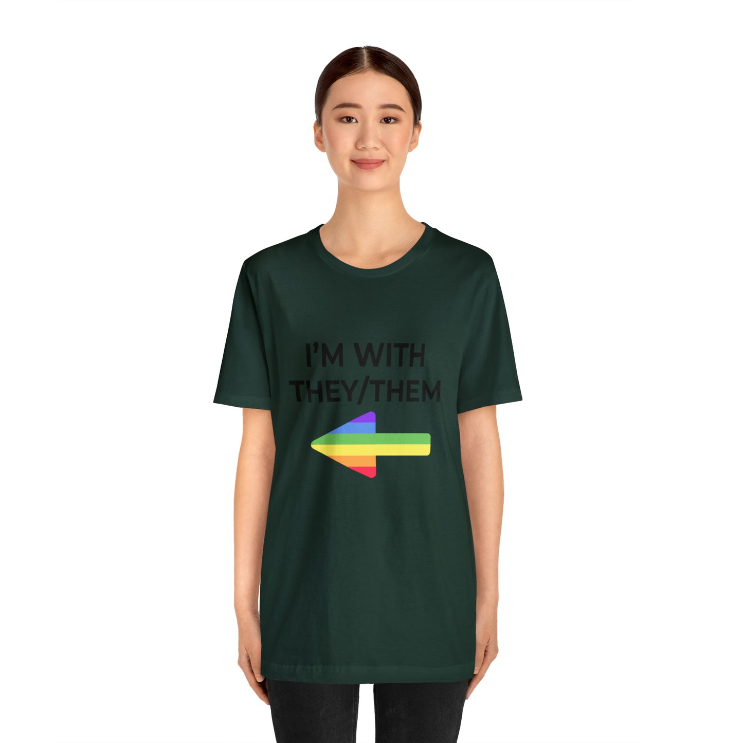 I'm With They/Them Right Arrow - Tee