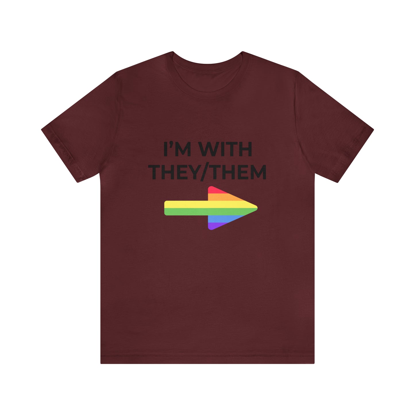 I'm With They/Them Left Arrow - Tee