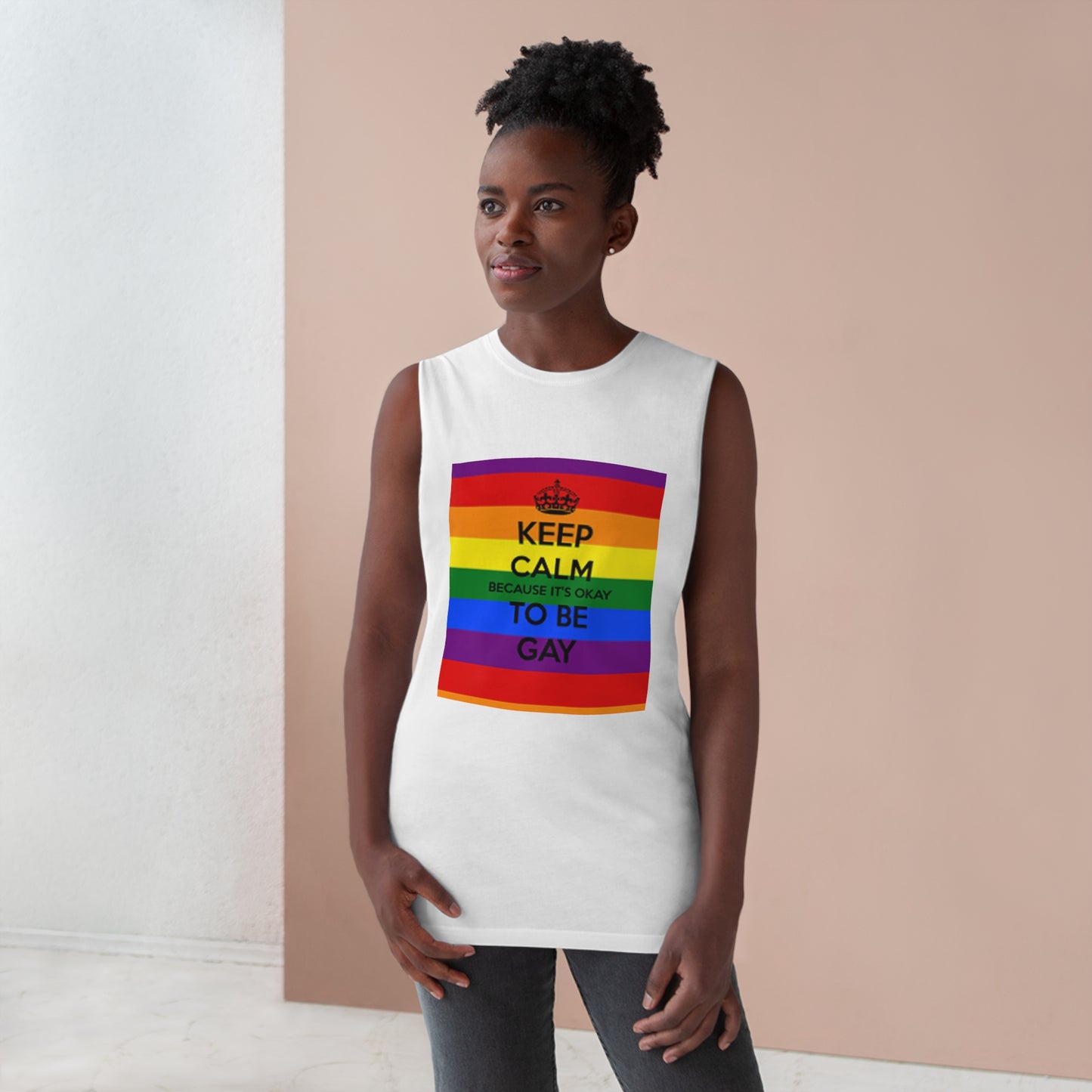 unisex gay pride tank top
