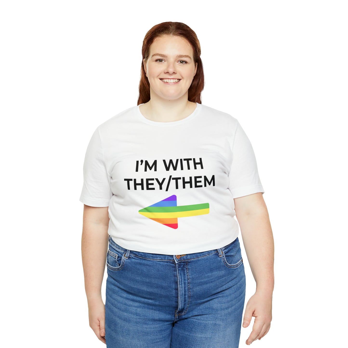 I'm With They/Them Right Arrow - Tee