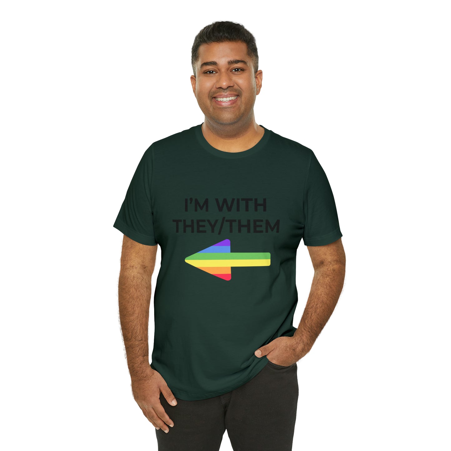 I'm With They/Them Right Arrow - Tee