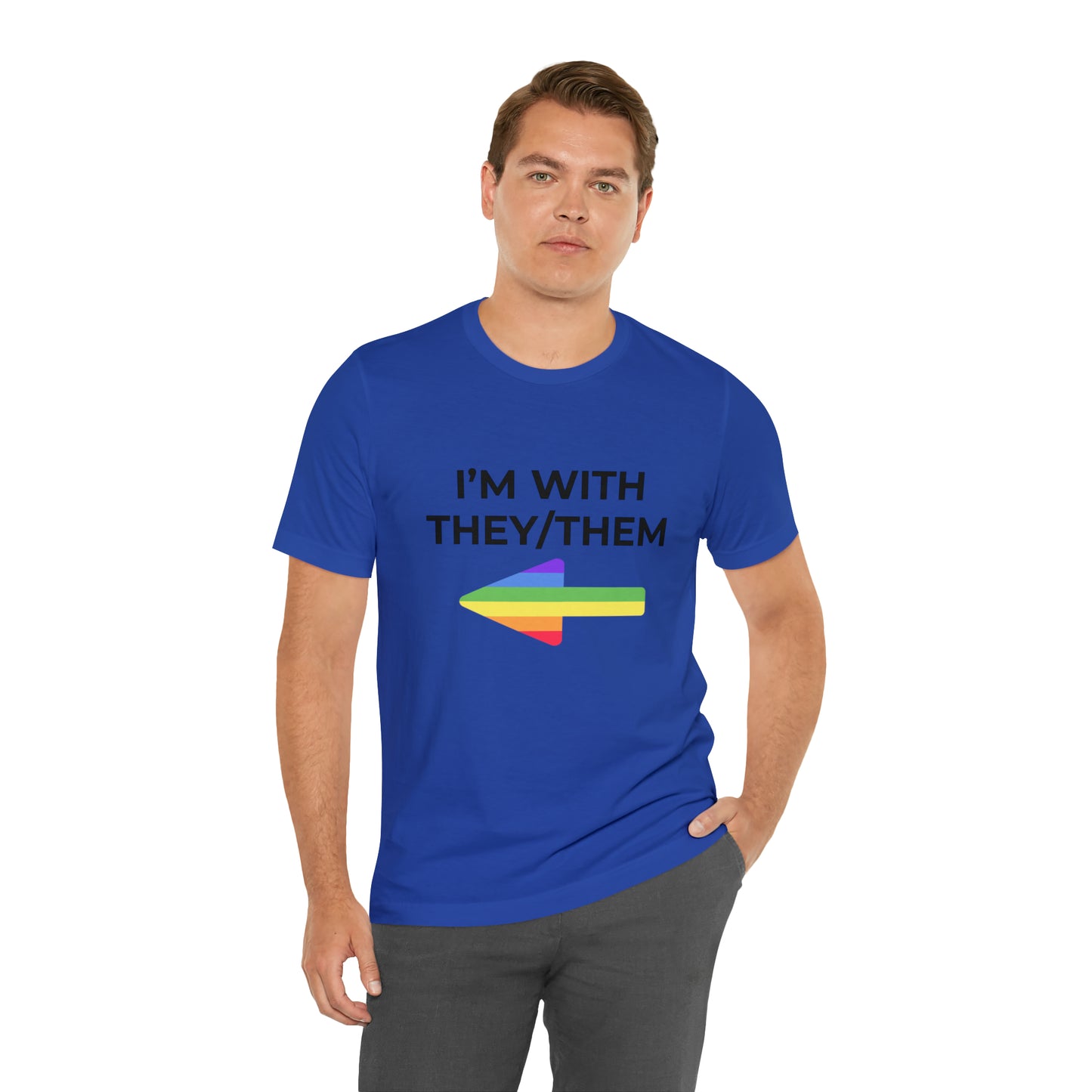 I'm With They/Them Right Arrow - Tee