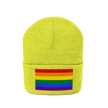 Knit Pride Flag Beanie