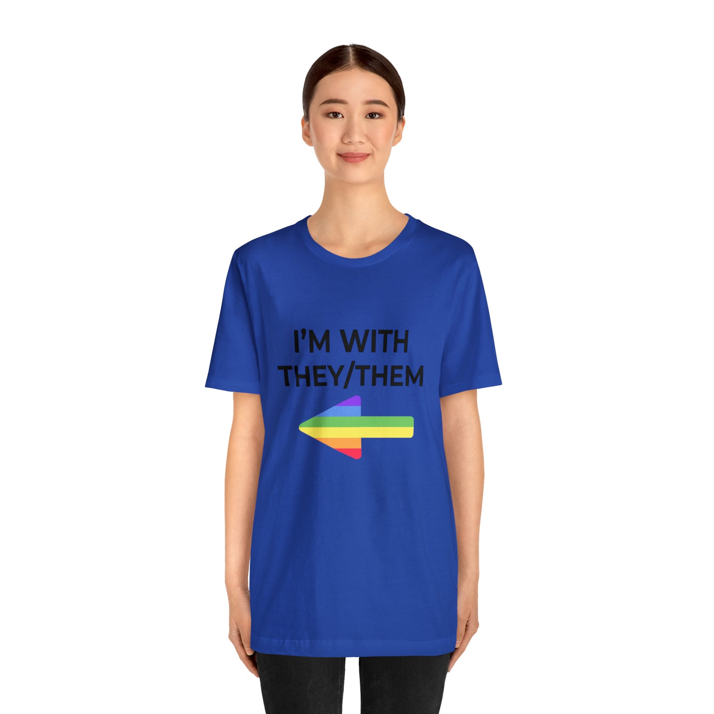 I'm With They/Them Right Arrow - Tee